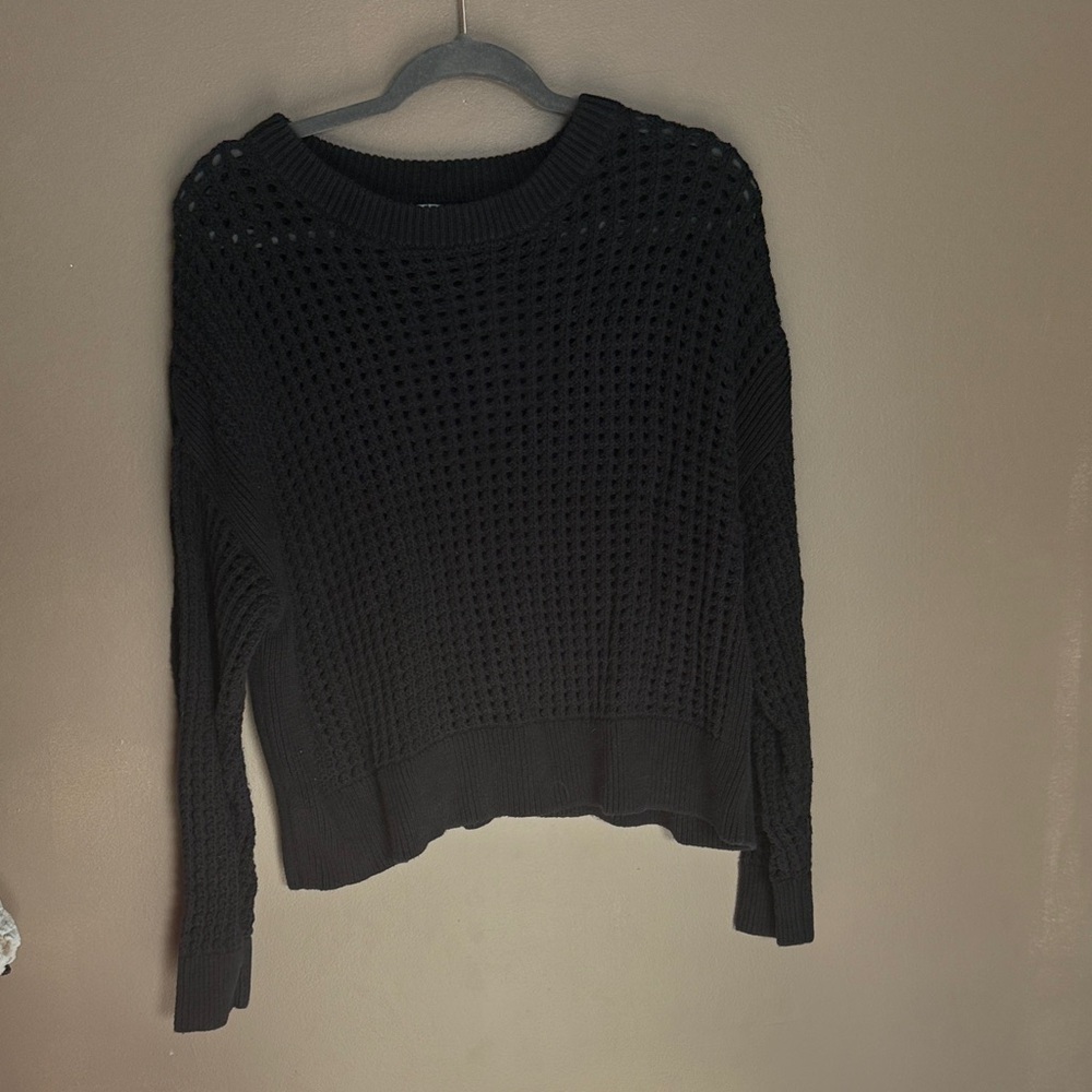 Old Navy Women's Textured Black Sweater